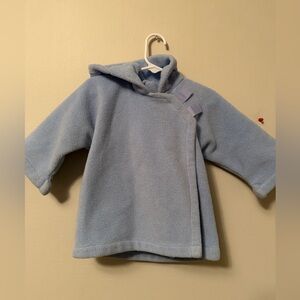 Widgeon Light Blue Fleece Hooded Jacket